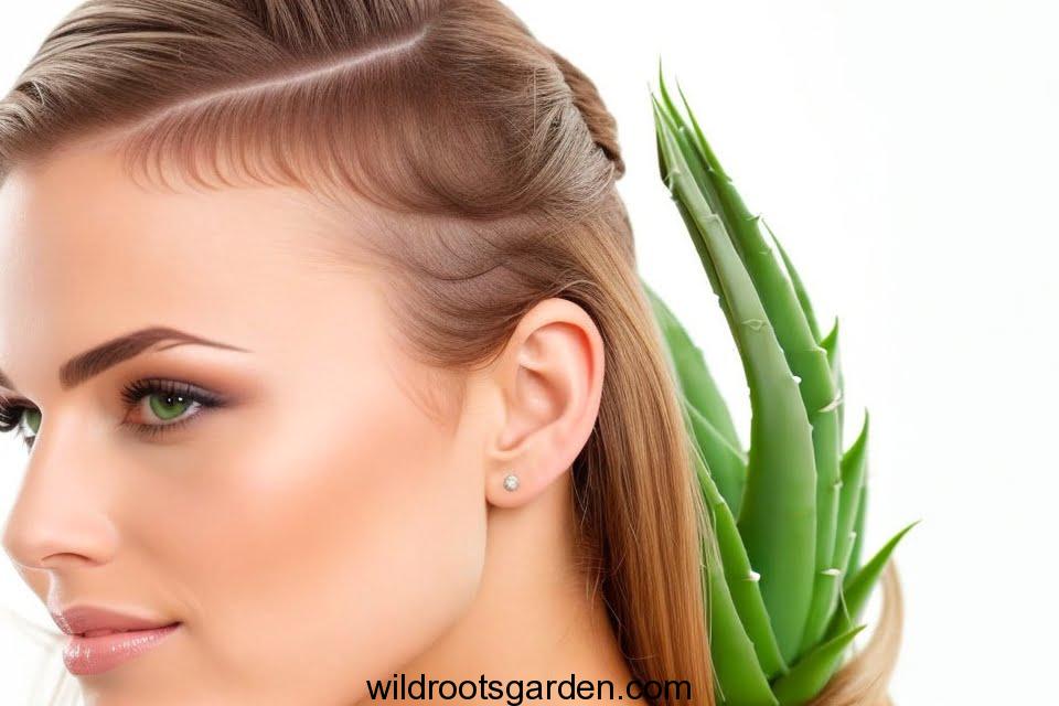 Aloe Vera Gel for Hair Styling