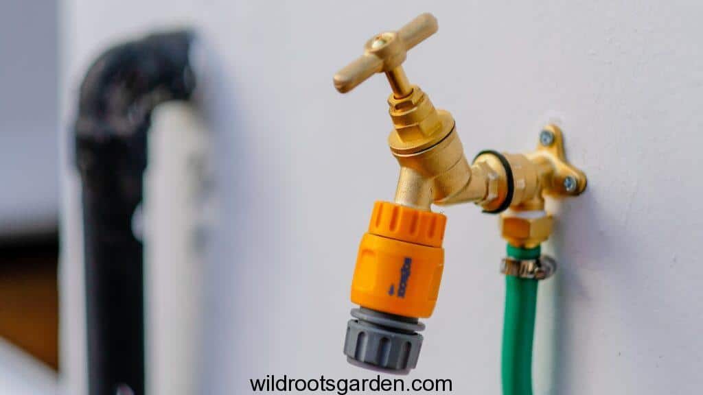 brass-colored faucet,3/4 Inch PVC to Garden Hose
