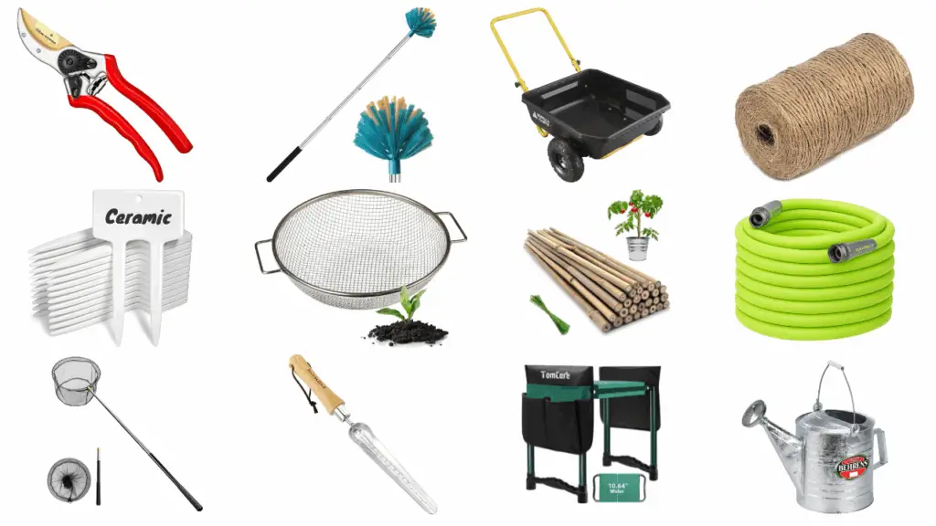 Essential 33 + Name of Tools for Gardening