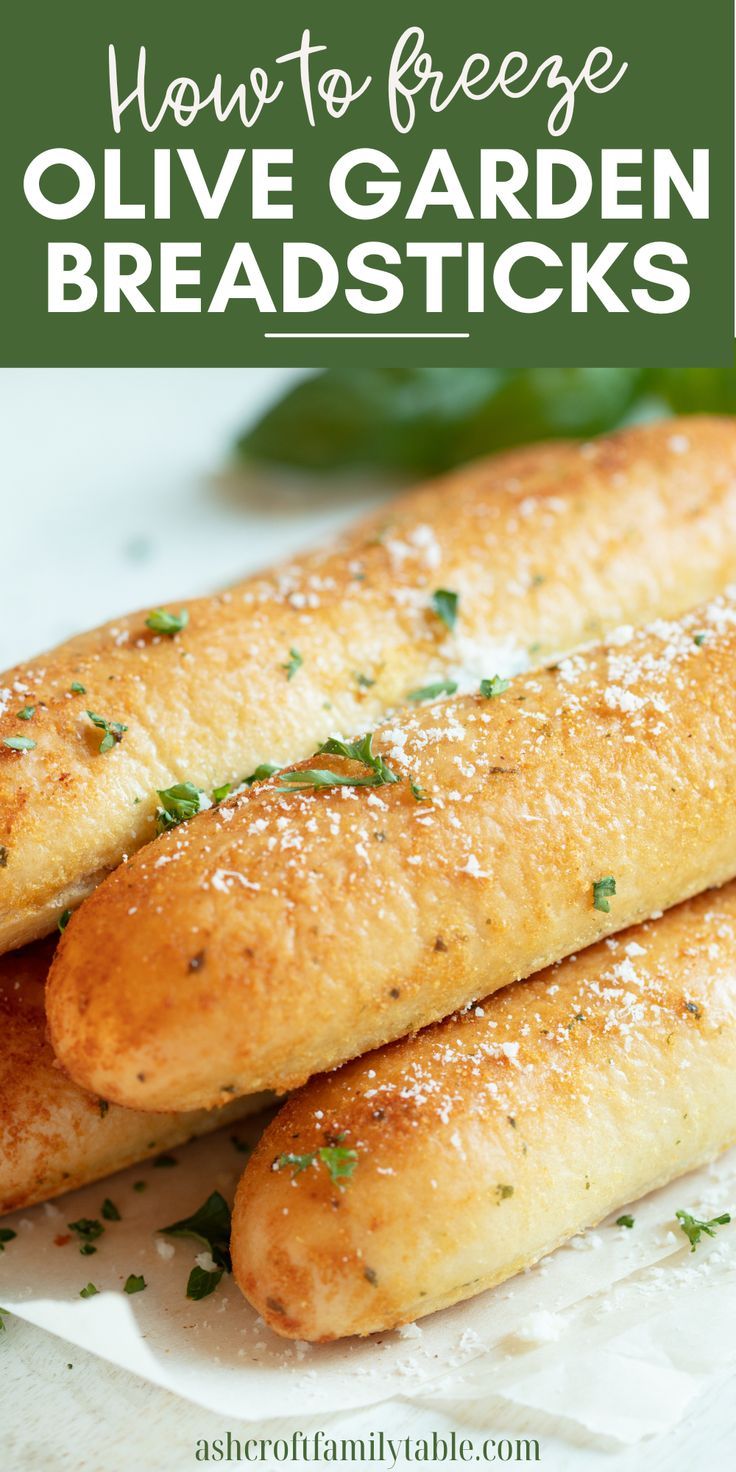 Can You Freeze Olive Garden Breadsticks