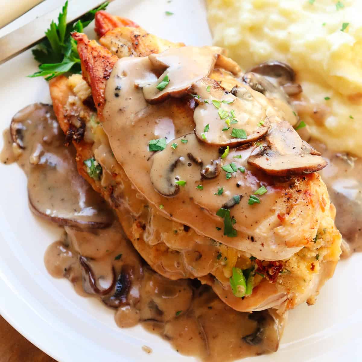 Chicken Marsala at Olive Garden