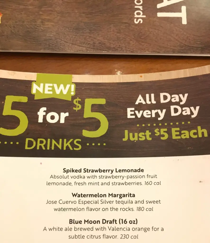 Does Olive Garden Have Happy Hour