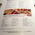 Olive Garden Create Your Own Pasta Menu
