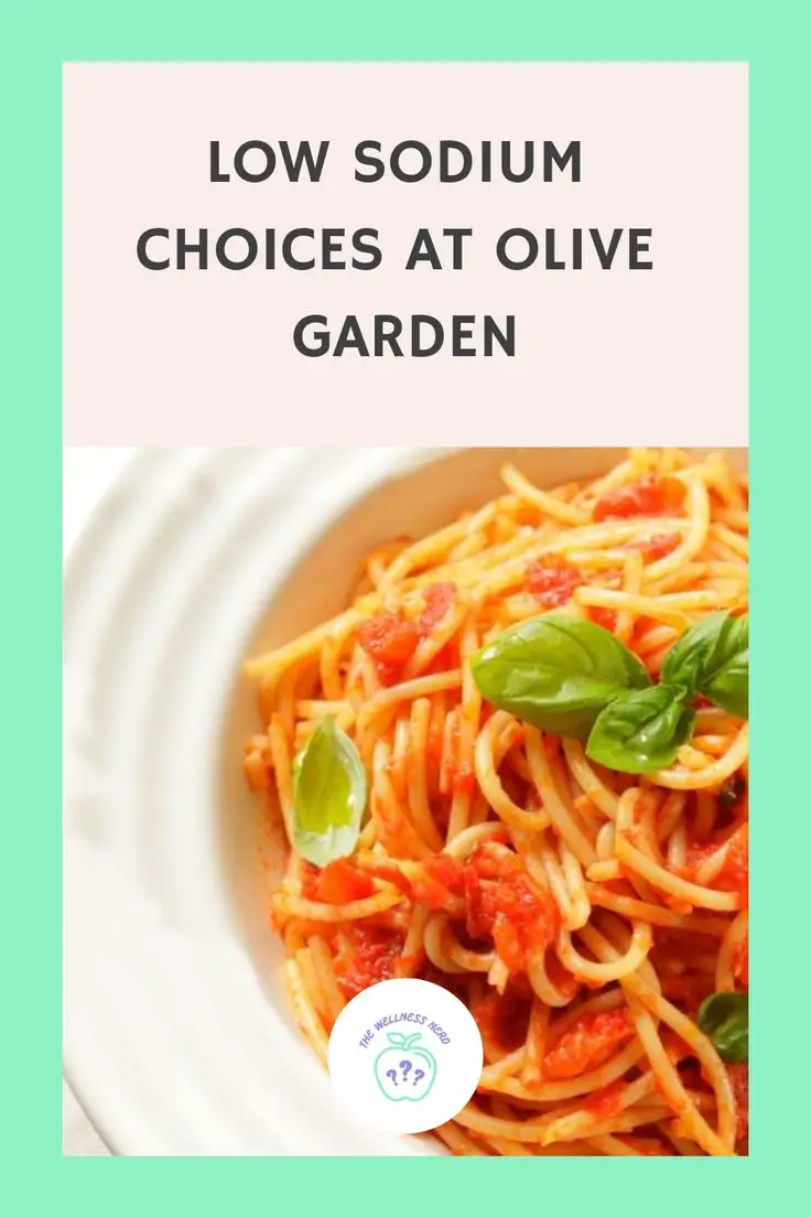 Olive Garden Low Sodium
