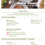 Olive Garden Menu 2 for $25 Specials