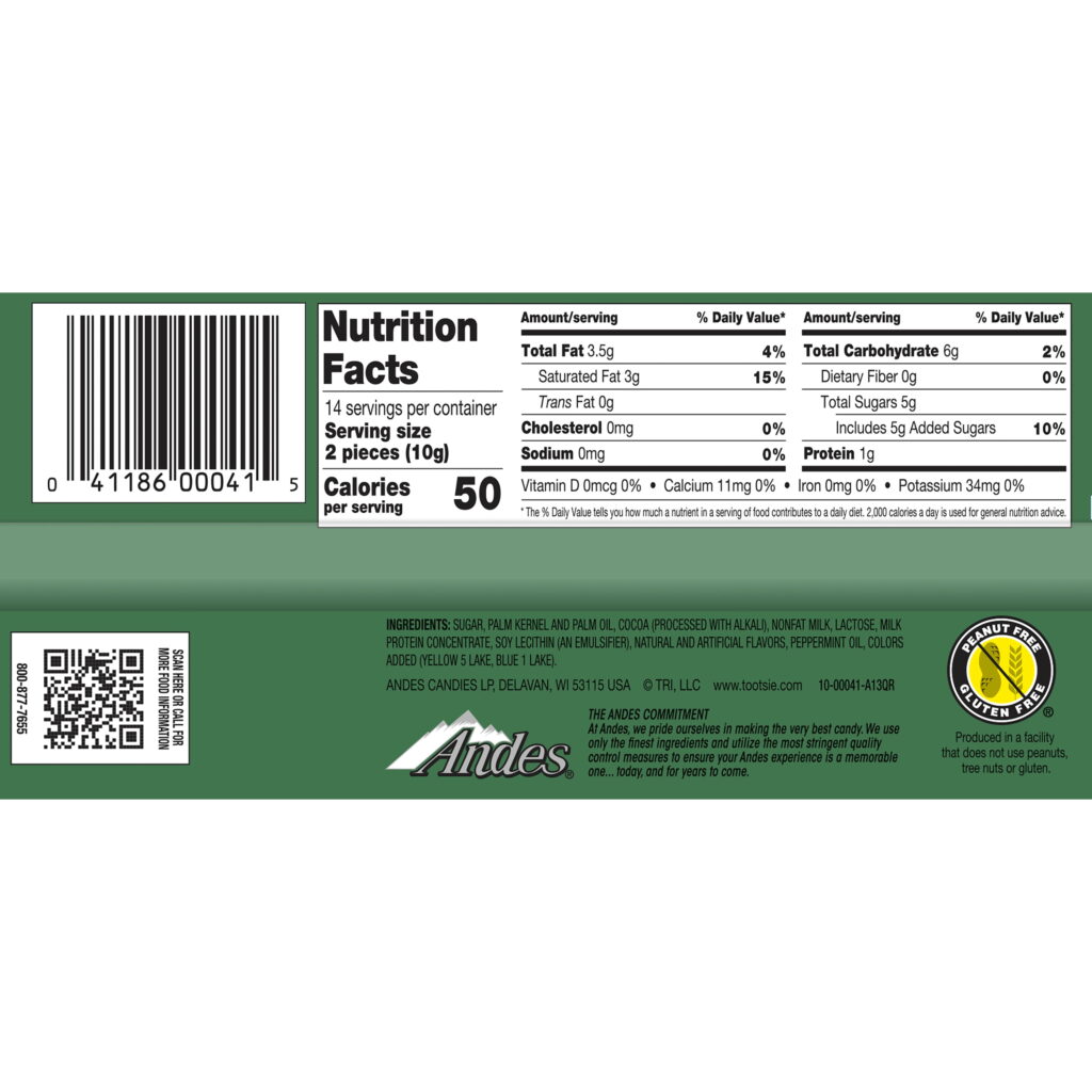 Olive Garden Mint Chocolate Calories