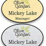 Olive Garden Name Tag