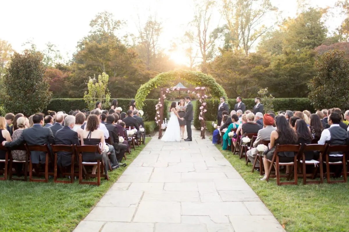 Brookside Gardens Maryland Wedding