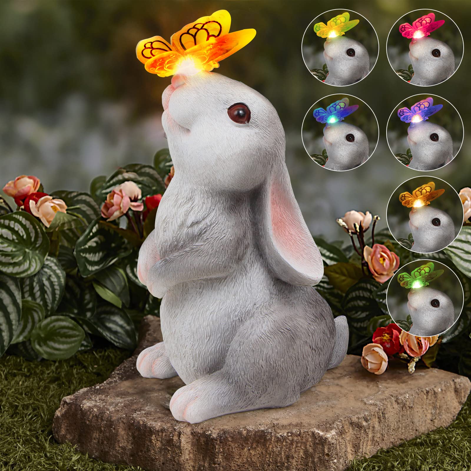Bunny Statues for Gardens