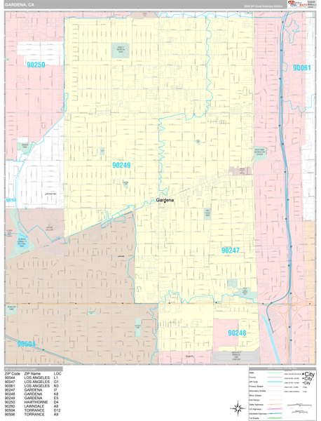 Gardena Zip Code California