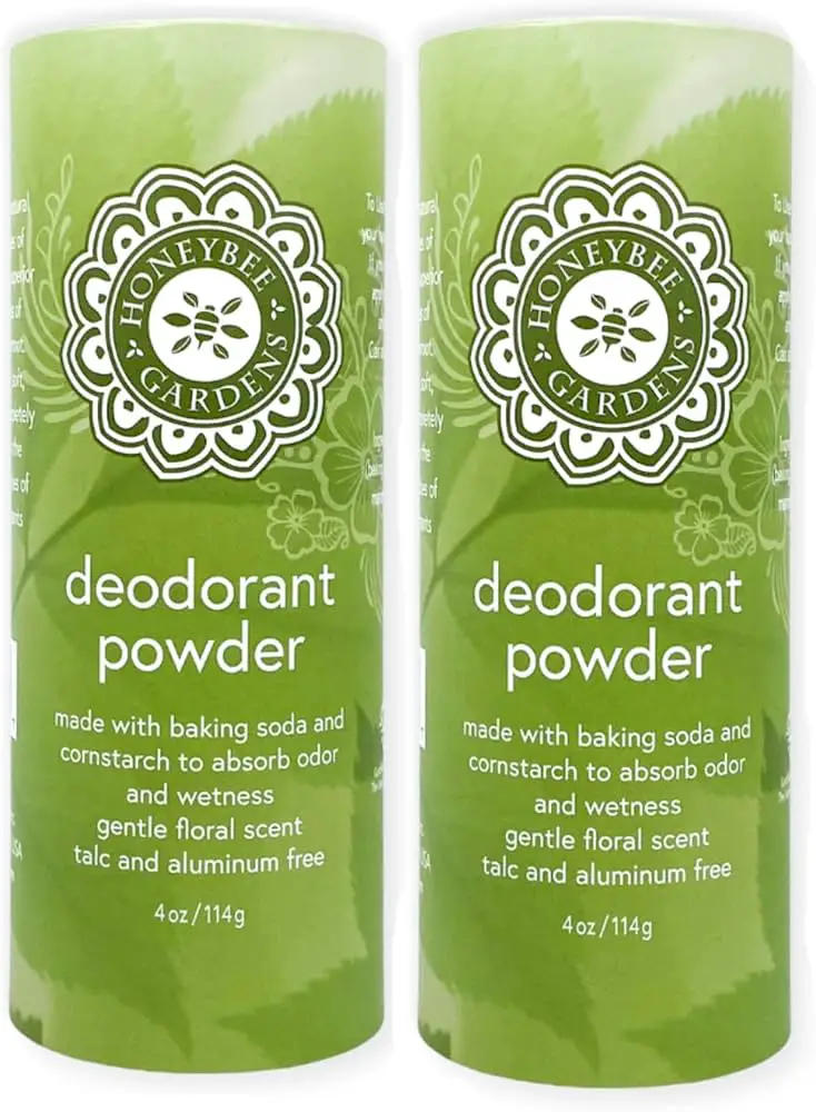 Honeybee Gardens Deodorant Powder Gentle Floral Scent 4 Oz