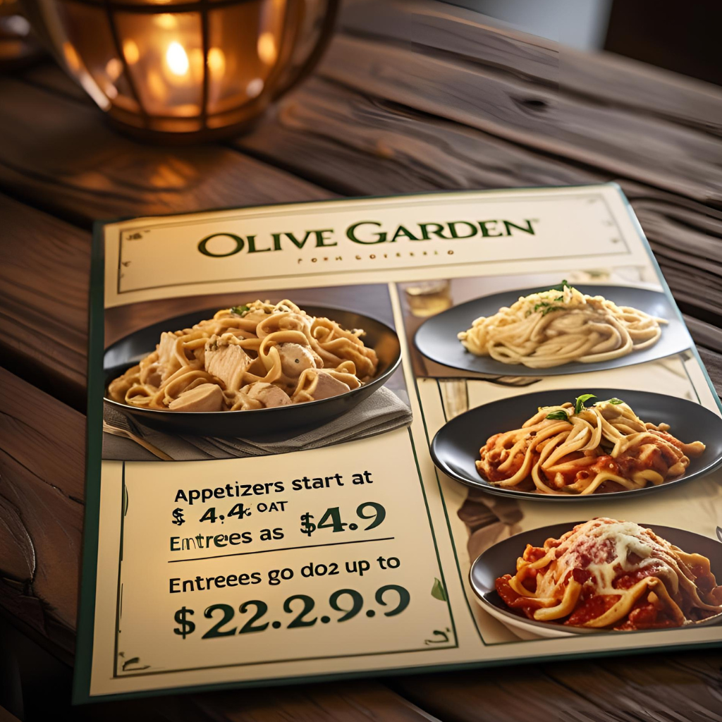 Olive Garden Menu with Prices and Pictures