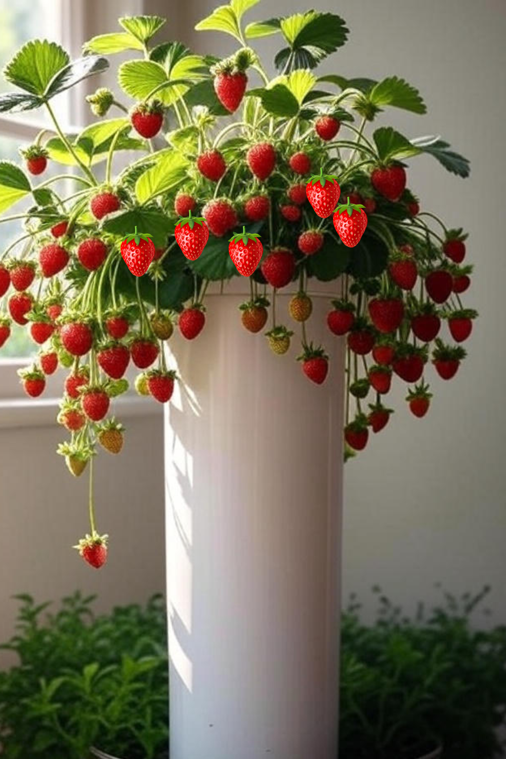indoor strawberry planter ideas