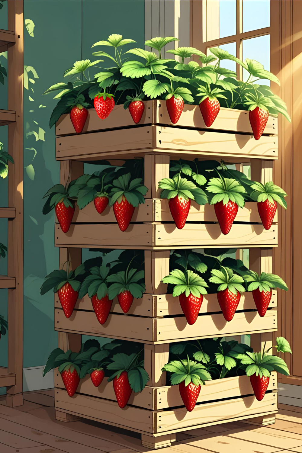 indoor strawberry planter ideas