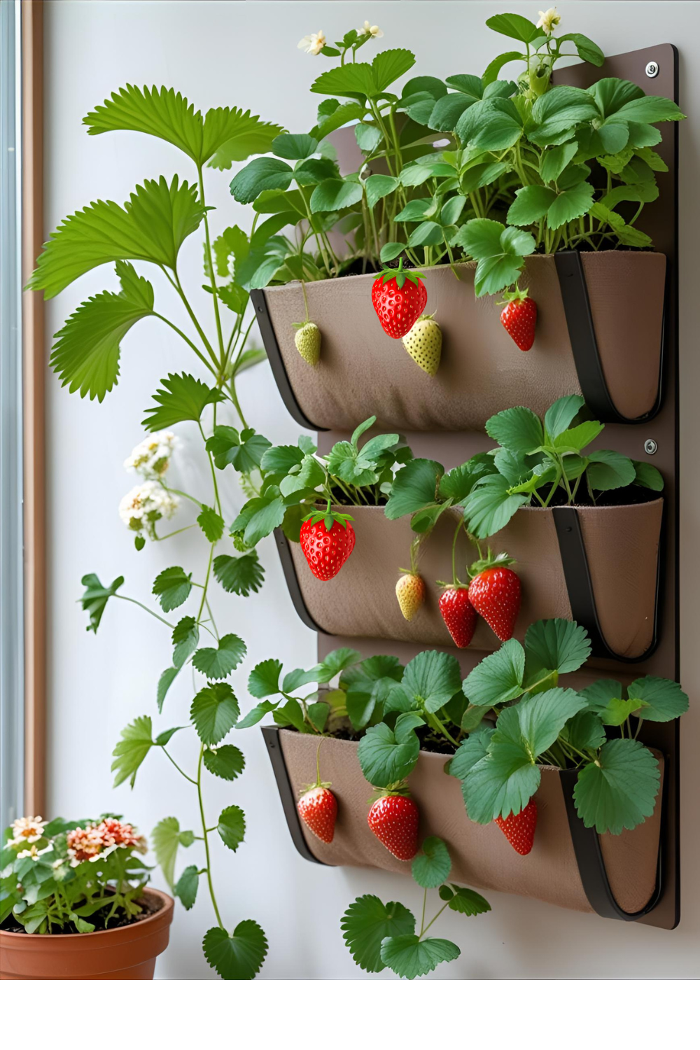 indoor strawberry planter ideas
