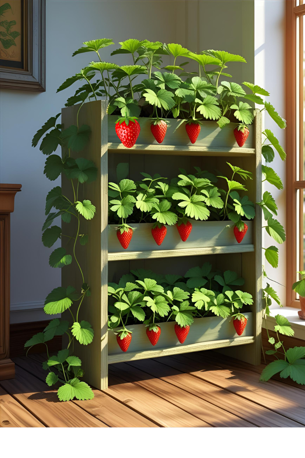 indoor strawberry planter ideas