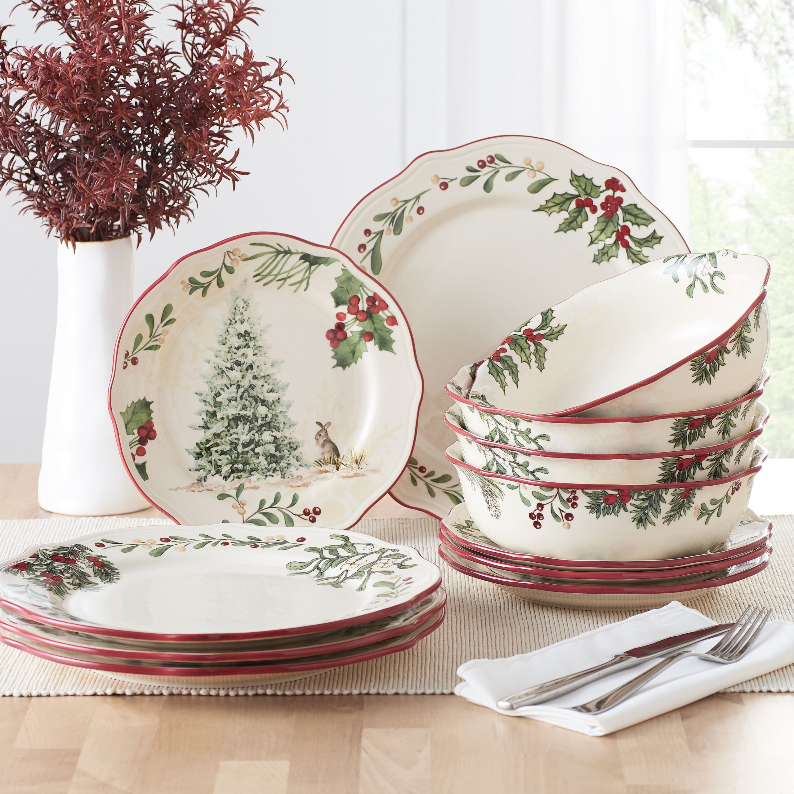 Better Homes & Gardens Christmas Dishes
