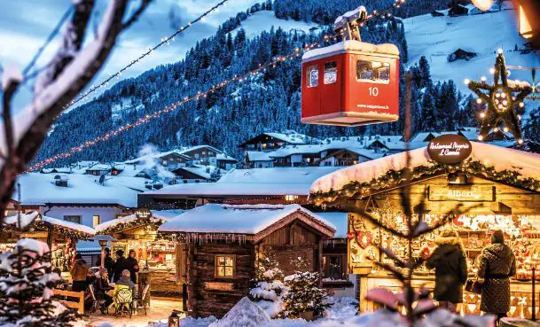 Christmas Skiing at Val Gardena