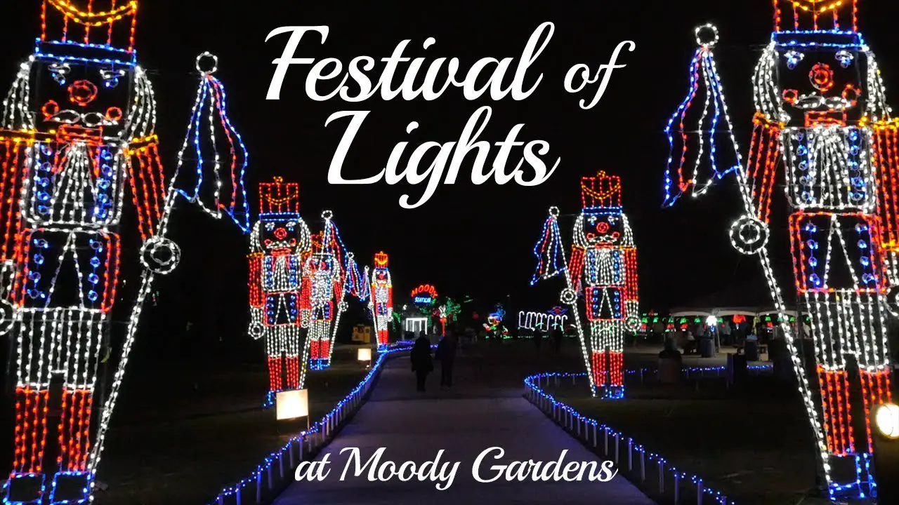 Moody Gardens Holiday Lights
