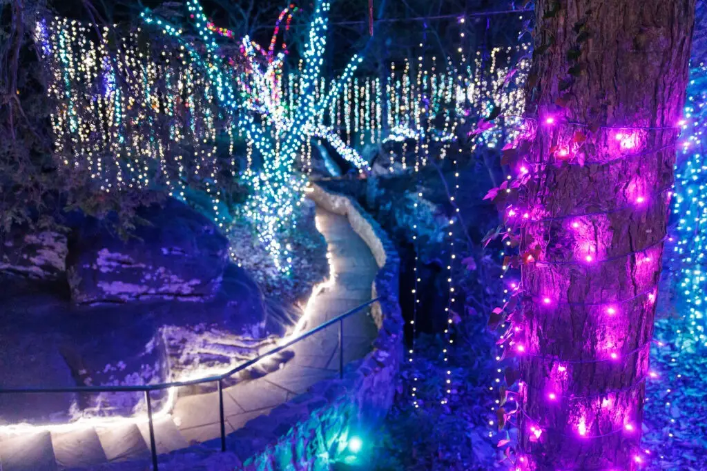Rock City Gardens Enchanted Lights