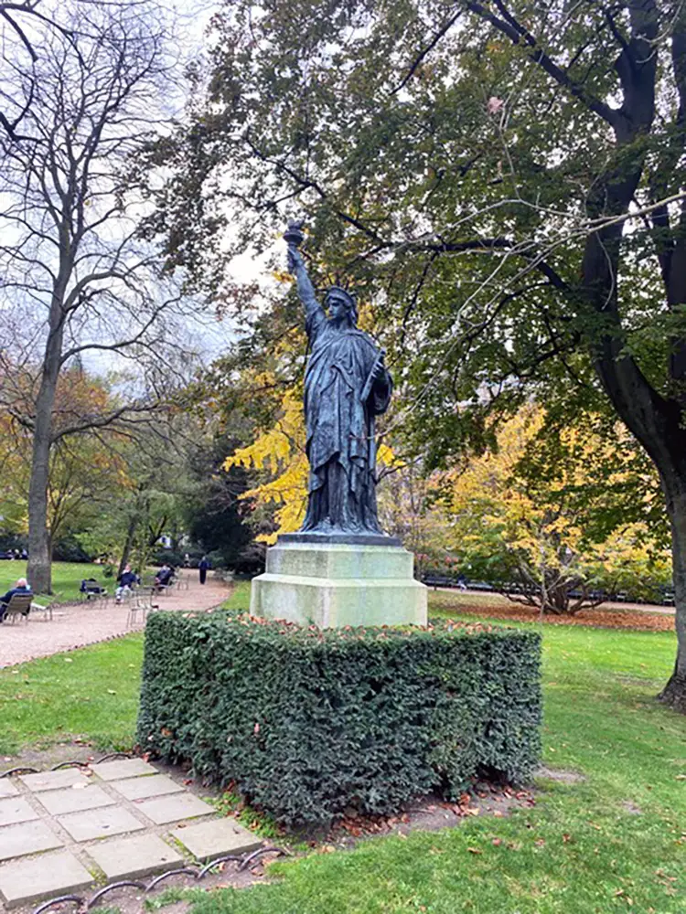 Statue of Liberty Luxembourg Gardens