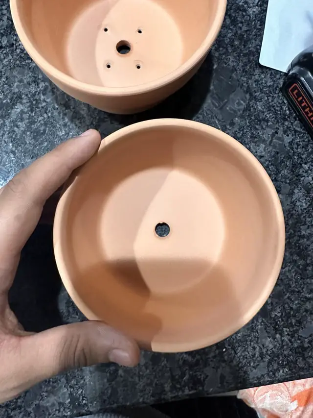 Drainage Hole Pots