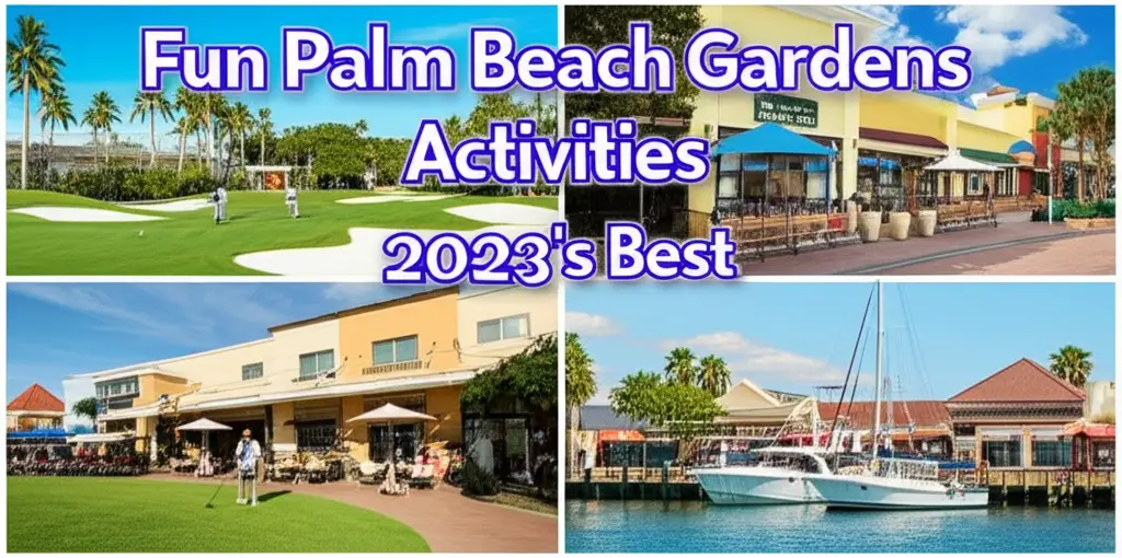 Generate a high-quality, relevant image prompt for an article about: Fun Palm Beach Gardens Activiti