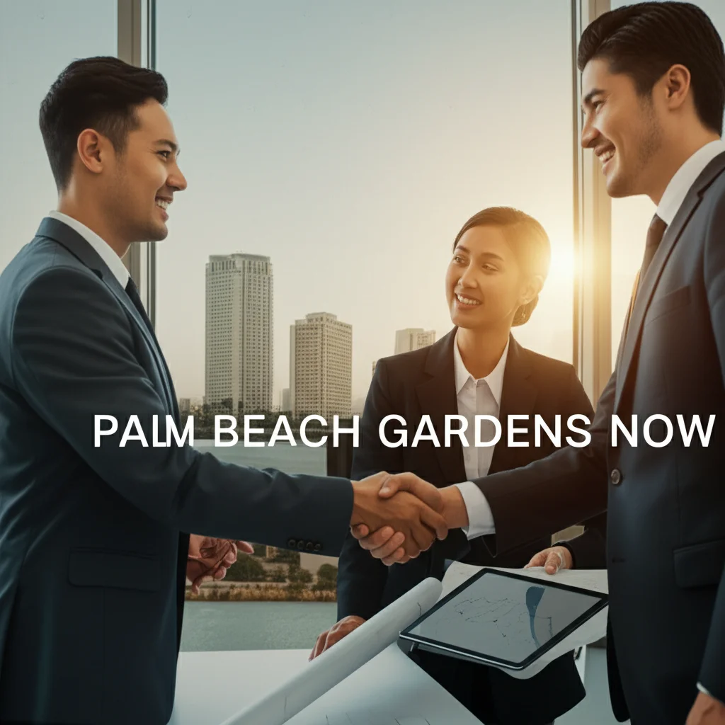 Generate a high-quality, relevant image prompt for an article about: Palm Beach Gardens Jobs: Find Y