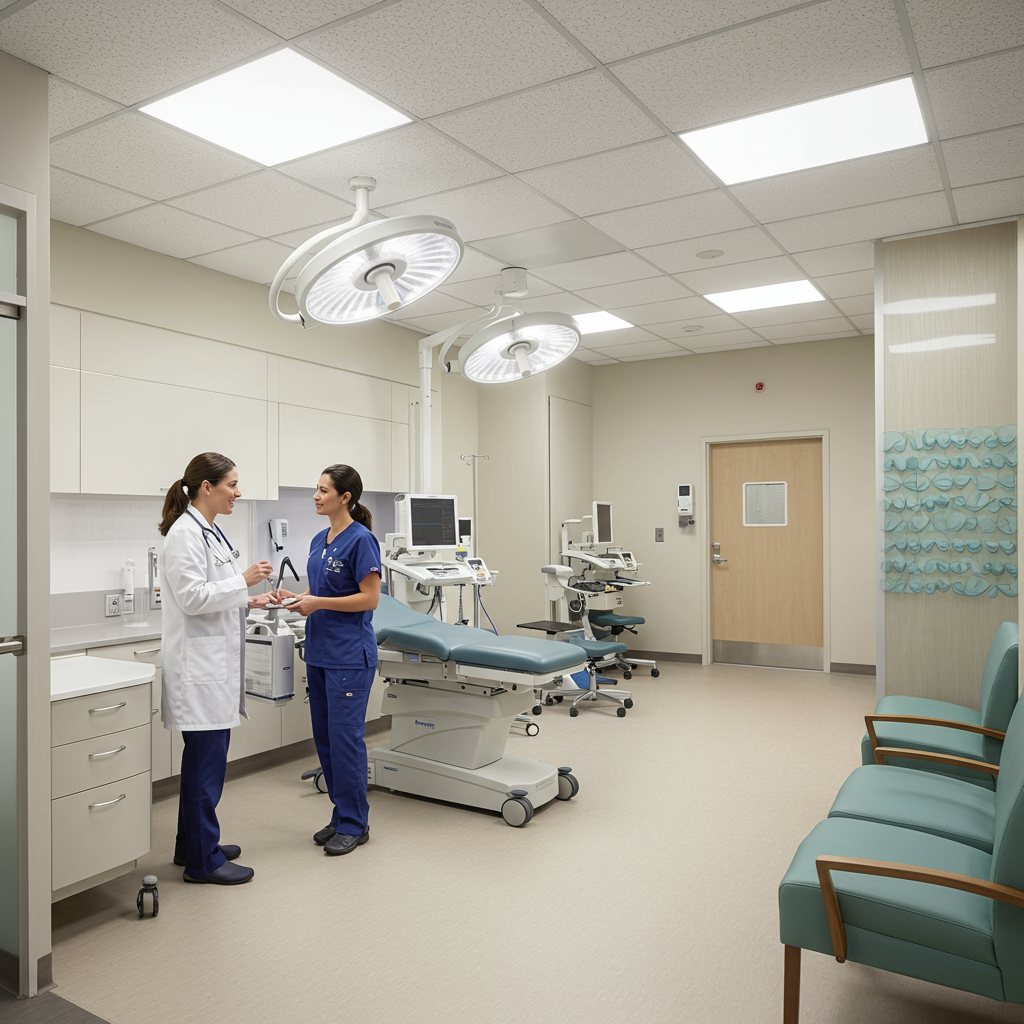 Generate a high-quality, relevant image prompt for an article about: Best Healthcare in Palm Beach G