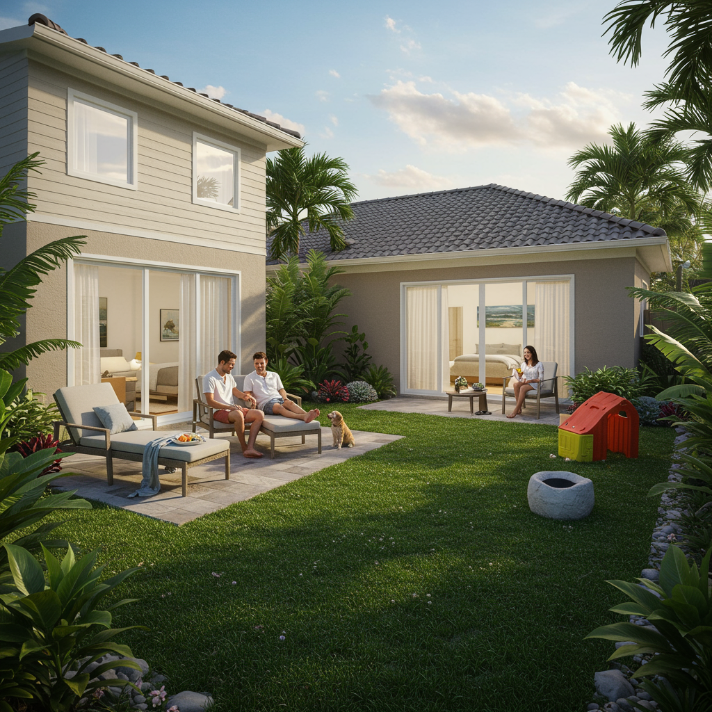 Generate a high-quality, relevant image prompt for an article about: Pet-Friendly Palm Beach Gardens