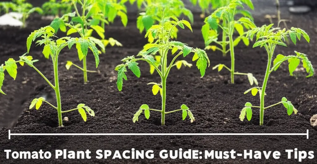 Generate a high-quality, relevant image prompt for an article about: Tomato Plant Spacing Guide: Mus