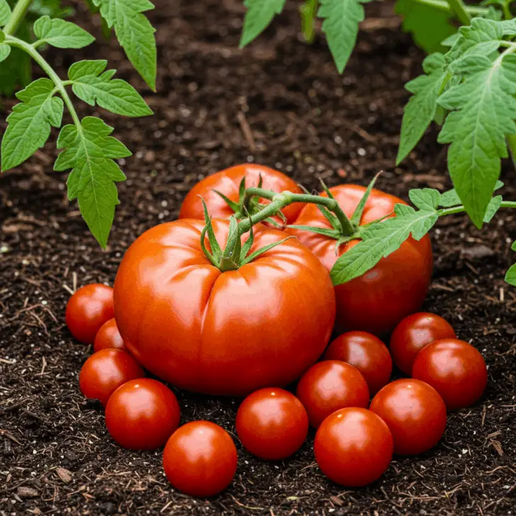 Generate a high-quality, relevant image prompt for an article about: Tomato Planting Hacks: Best Soi
