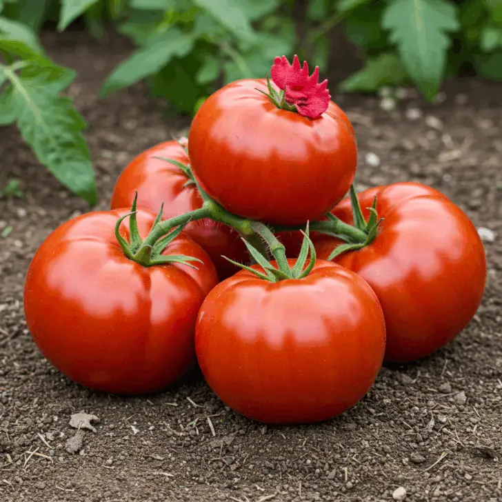 Generate a high-quality, relevant image prompt for an article about: Tomato Plants & Chickens: Safe