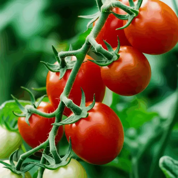 Generate a high-quality, relevant image prompt for an article about: Husky Cherry Tomato Care: Easy