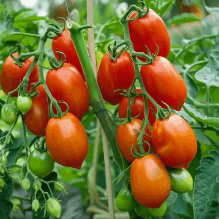 Generate a high-quality, relevant image prompt for an article about: Pinch Tomatoes: More Fruit, Eff
