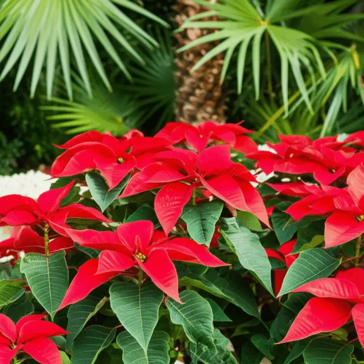 Generate a high-quality, relevant image prompt for an article about: Best Places to Plant Poinsettia