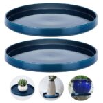 Outdoor Navy Blue 10 Inch Glazed Ceramic Pots for Plants