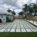 best grass to plant between pavers in florida