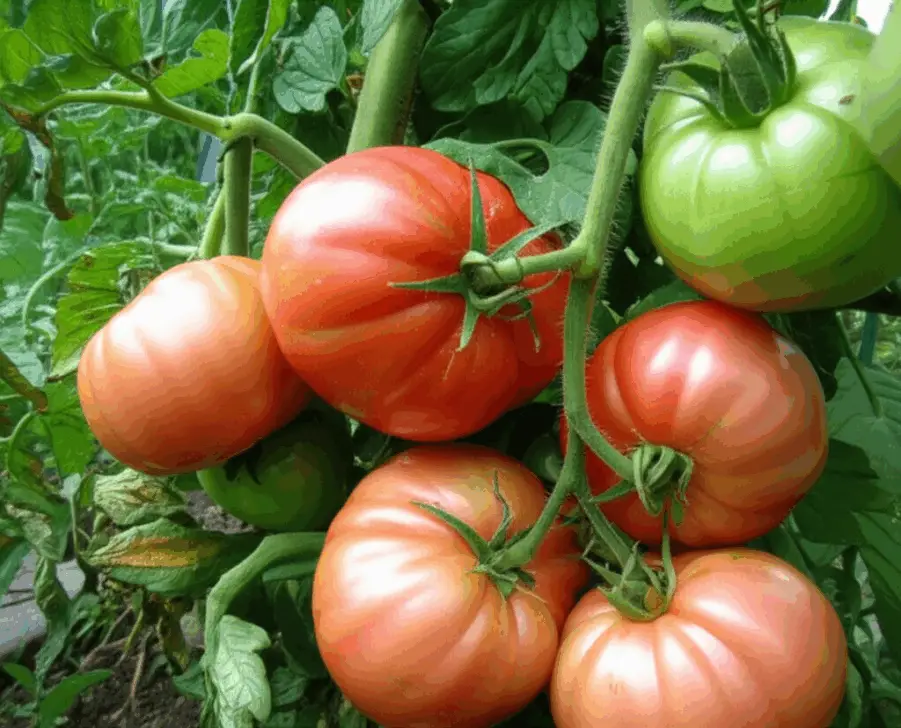 Generate a high-quality, relevant image prompt for an article about: Brandywine Tomatoes: How Many P