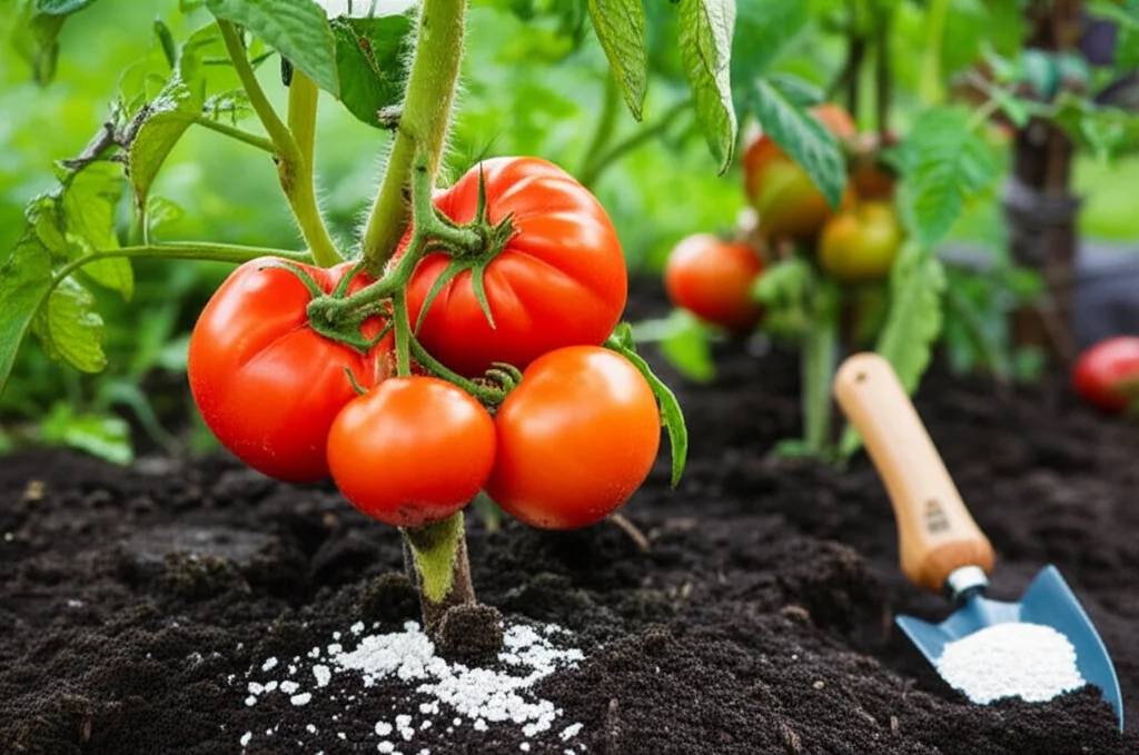 Generate a high-quality, relevant image prompt for an article about: Bone Meal for Tomatoes: Best Do