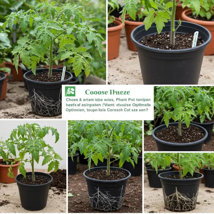 Generate a high-quality, relevant image prompt for an article about: Tomato Plant Pot: The Ultimate,