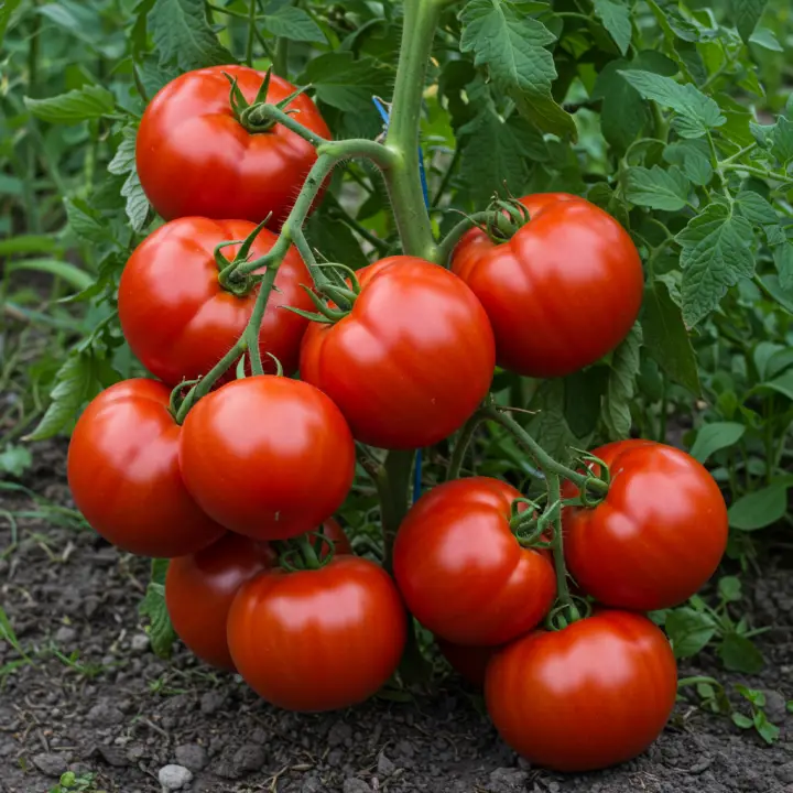 Generate a high-quality, relevant image prompt for an article about: Tomato Plants: The Easiest Secr
