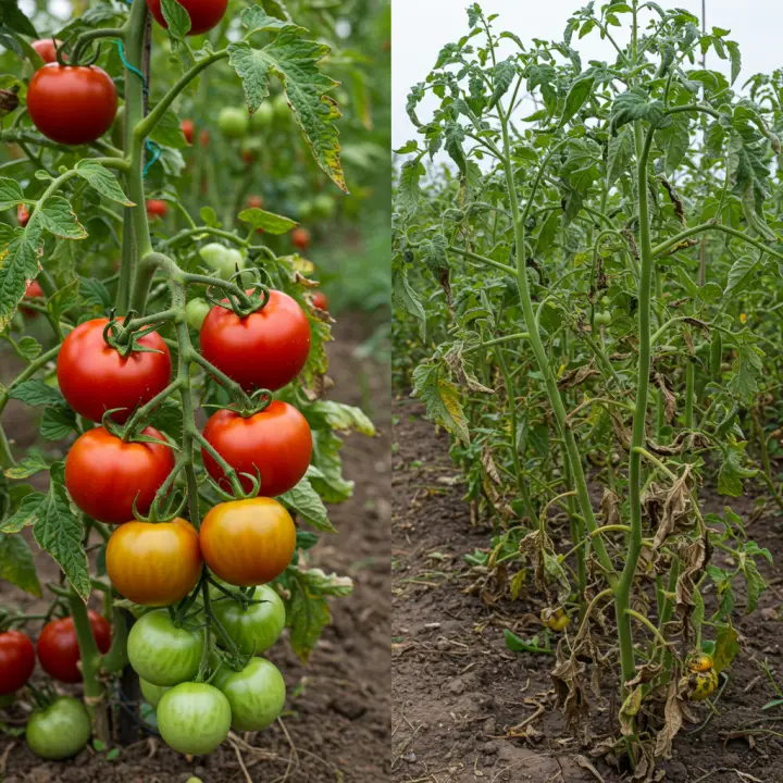 Generate a high-quality, relevant image prompt for an article about: Tomato Planting: Avoid These De