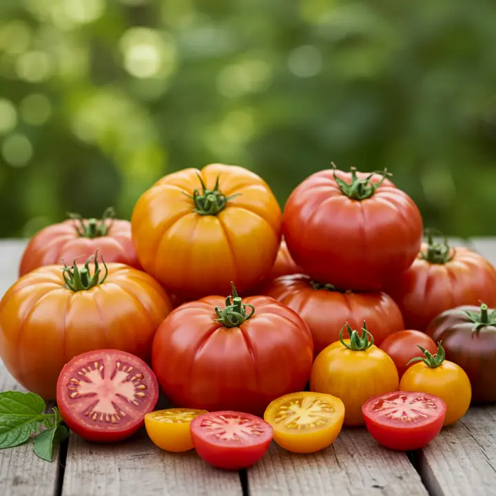 Generate a high-quality, relevant image prompt for an article about: 13th-Gen Tomatoes: The Stunning