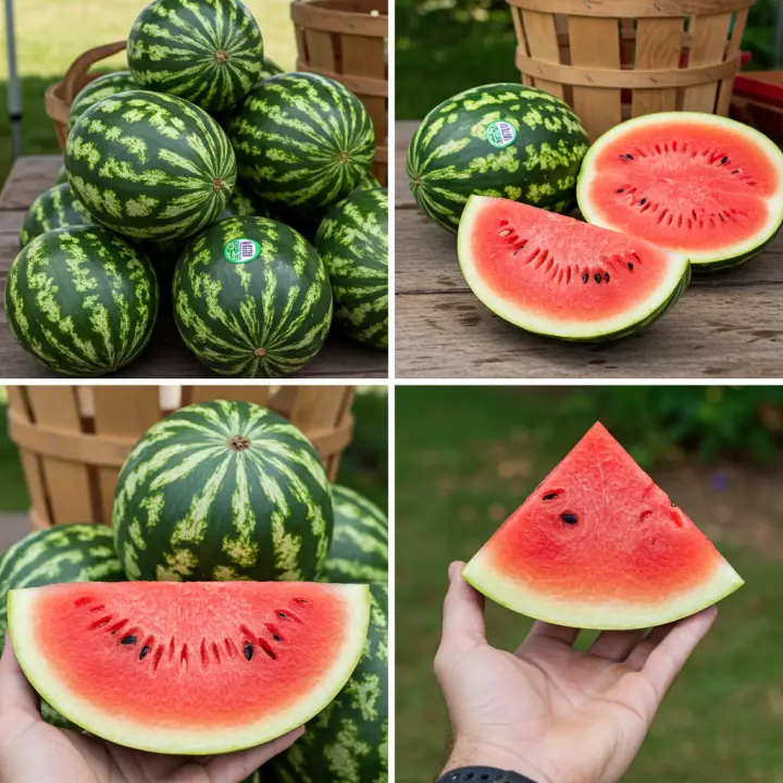 Generate a high-quality, relevant image prompt for an article about: Georgia Rattlesnake Watermelon: