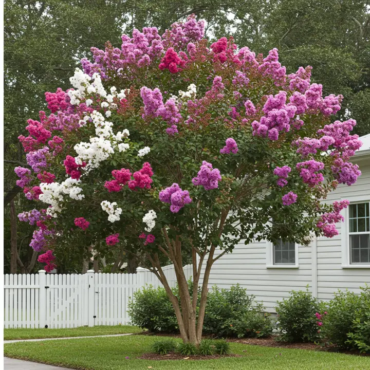 Generate a high-quality, relevant image prompt for an article about: Best Time to Plant Crepe Myrtle