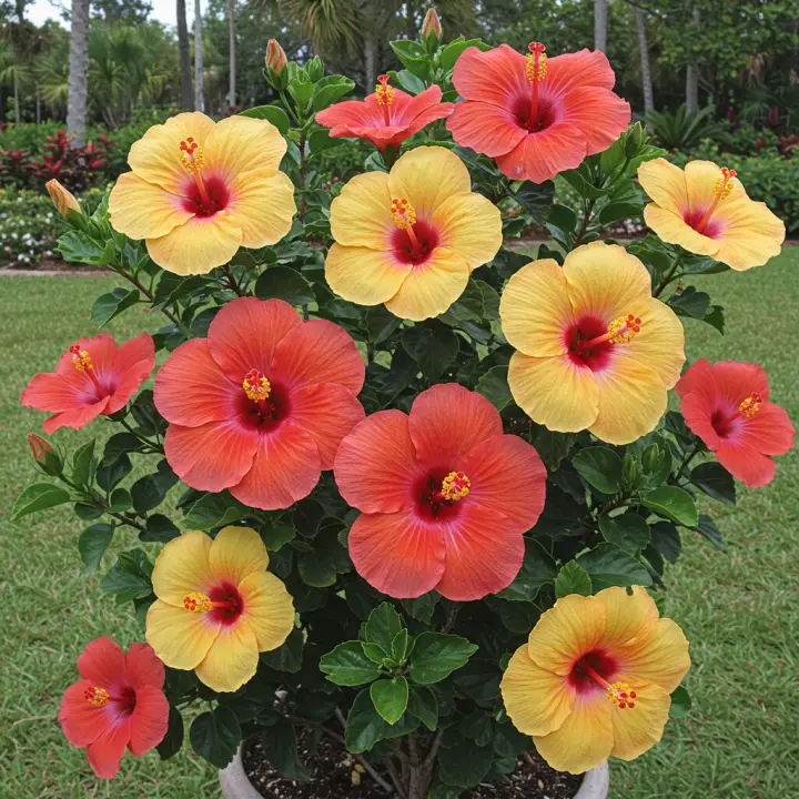 Generate a high-quality, relevant image prompt for an article about: Plant Hibiscus in Florida: Best
