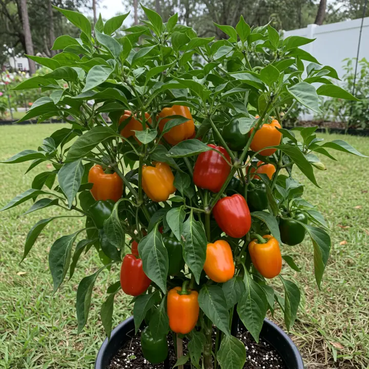 Generate a high-quality, relevant image prompt for an article about: Best Time to Plant Peppers in F