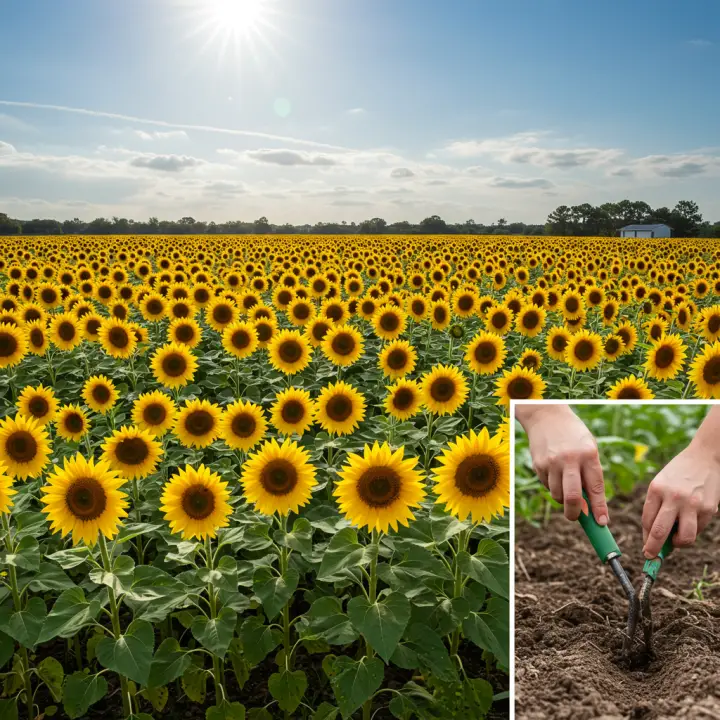 Generate a high-quality, relevant image prompt for an article about: Best Time to Plant Sunflowers i