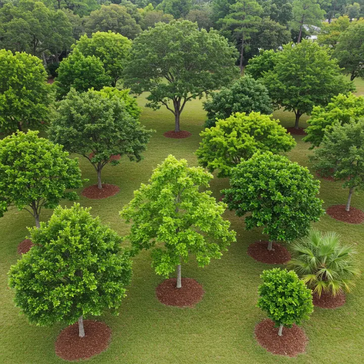 Generate a high-quality, relevant image prompt for an article about: Best Time to Plant Trees in Cen